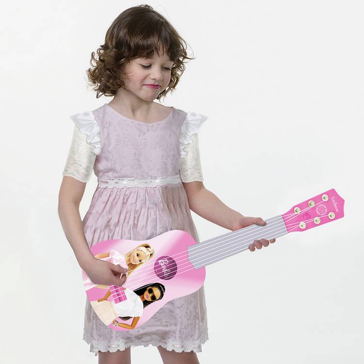 Lexibook Barbie toy guitar first guitar 21 inch, UK version
