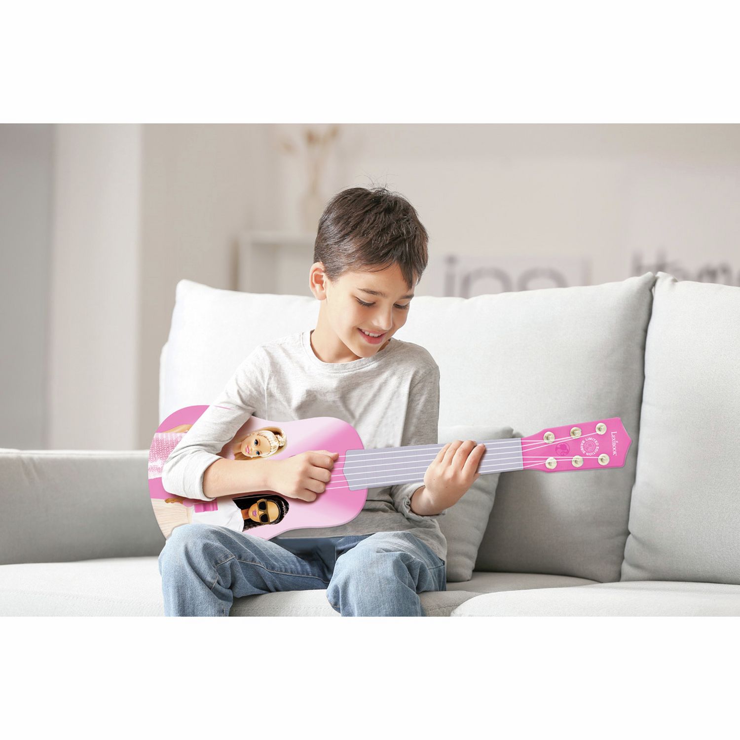Lexibook Barbie toy guitar first guitar 21 inch, UK version