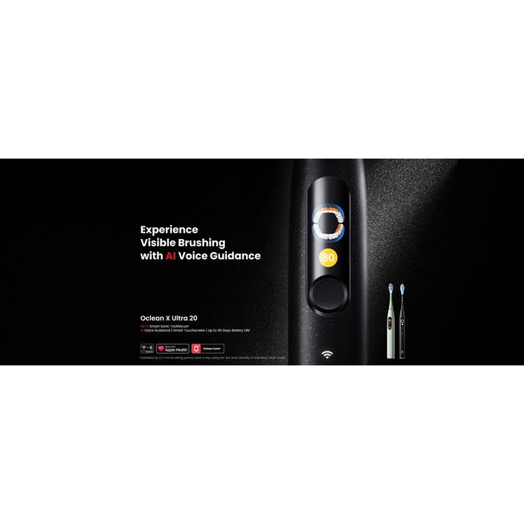 Oclean X Ultra 20 electric toothbrush green (British brand)