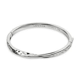 Radley silver plated hammered bangle 68mm (British brand)
