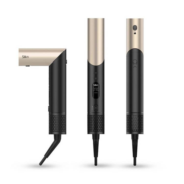 Silk'n SilkyAir Flex hairstyling tool with attachments, imported from the UK