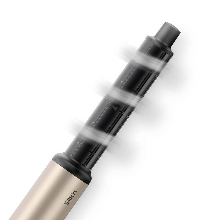 Silk'n SilkyAir Flex hairstyling tool with attachments, imported from the UK