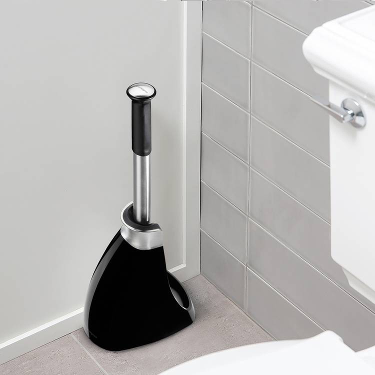 Simplehuman toilet brush black crescent head, UK version