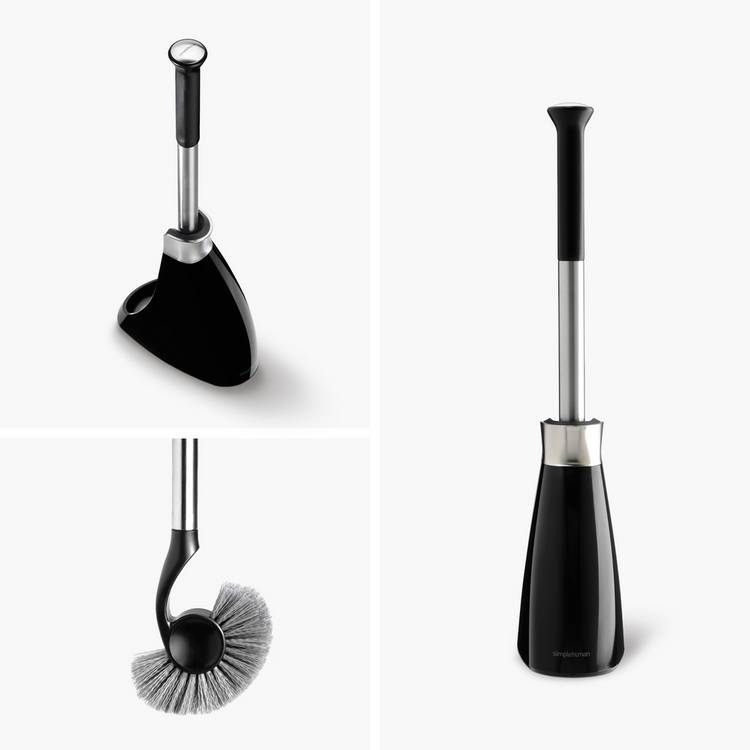 Simplehuman toilet brush black crescent head, UK version