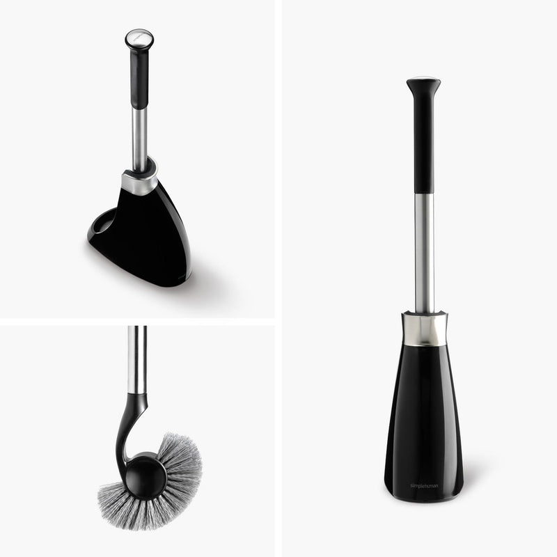 Simplehuman toilet brush black crescent head, UK version