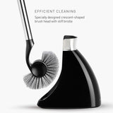 Simplehuman toilet brush black crescent head, UK version