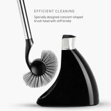 Simplehuman toilet brush black crescent head, UK version