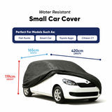 Streetwize water-resistant car cover small, imported from the UK