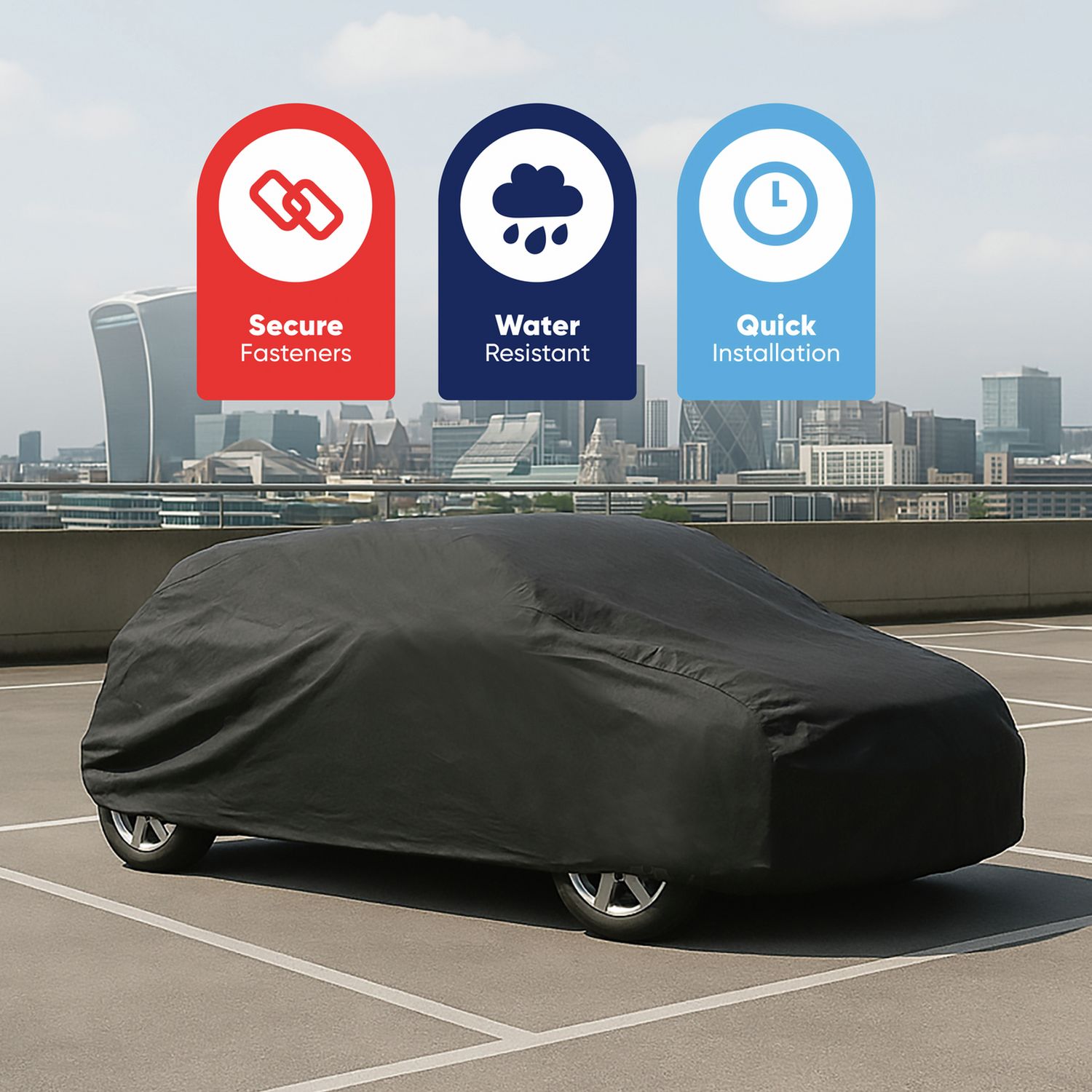 Streetwize water-resistant car cover small, imported from the UK