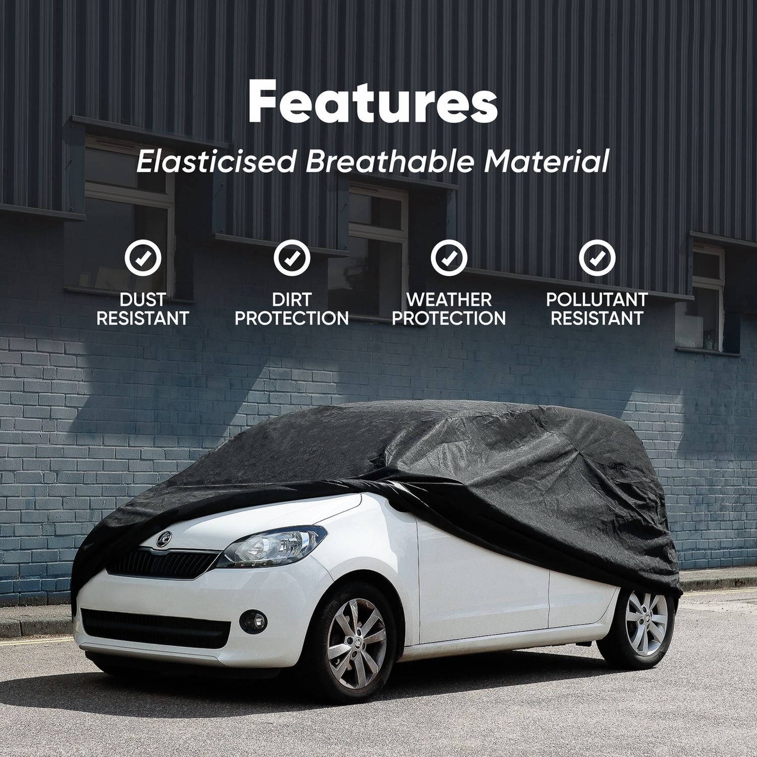 Streetwize water-resistant car cover small, imported from the UK