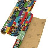 Eco Nature Marvel Avengers wrapping paper pack of 2 rolls (British brand)