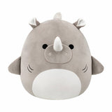 Squishmallows grey rhino shark soft toy 16 inch, imported from the UK