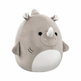 Squishmallows grey rhino shark soft toy 16 inch, imported from the UK
