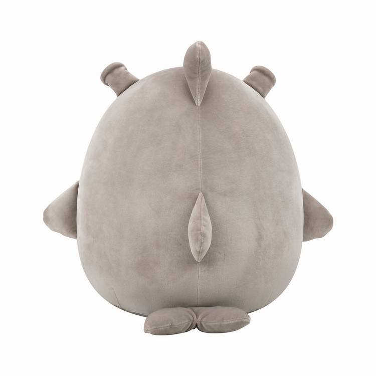 Squishmallows grey rhino shark soft toy 16 inch, imported from the UK