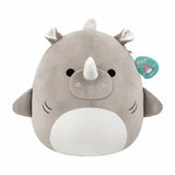 Squishmallows grey rhino shark soft toy 16 inch, imported from the UK