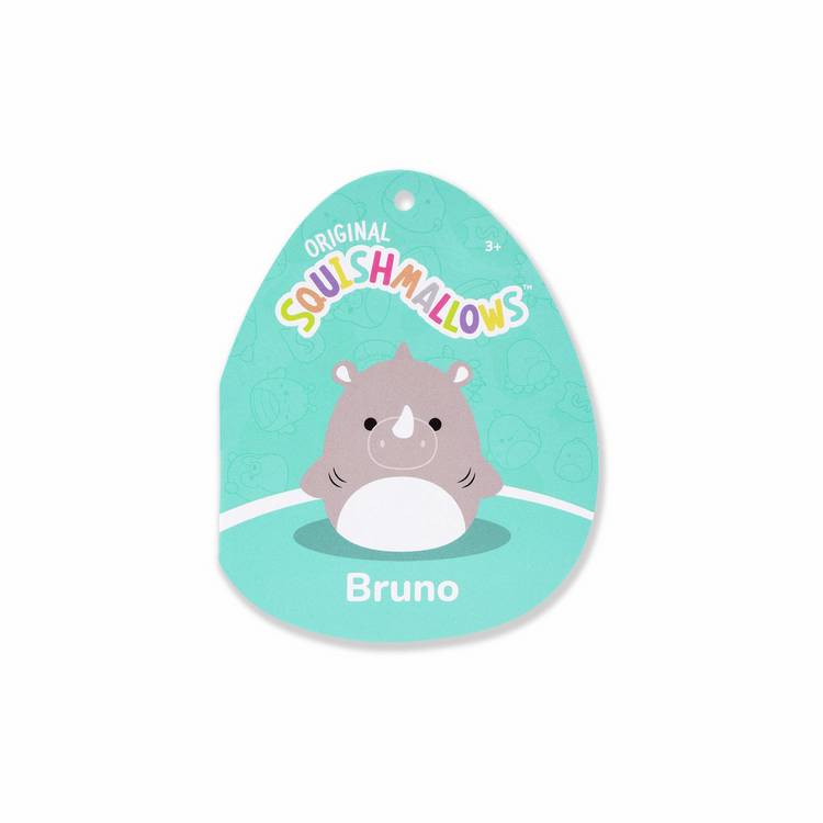 Squishmallows grey rhino shark soft toy 16 inch, imported from the UK