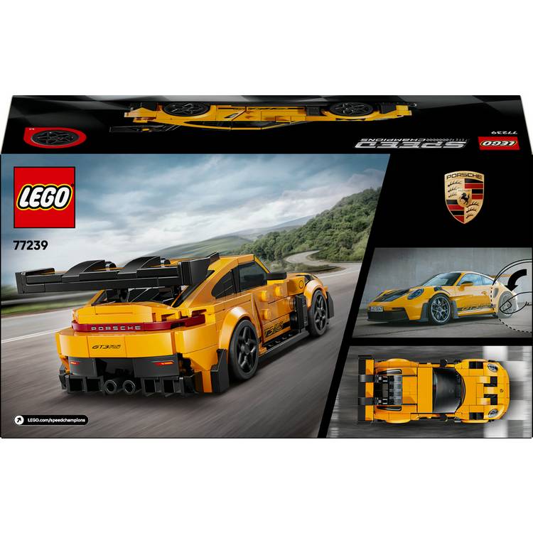 LEGO Speed Champions Porsche 911 GT3 RS toy car (British brand)