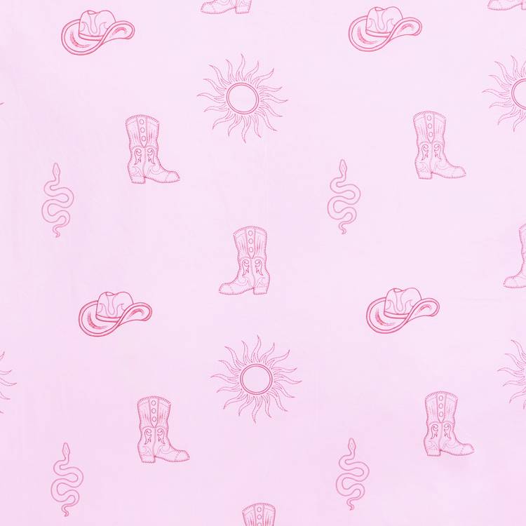 Argos Home cowgirl pink bedding set single, UK version