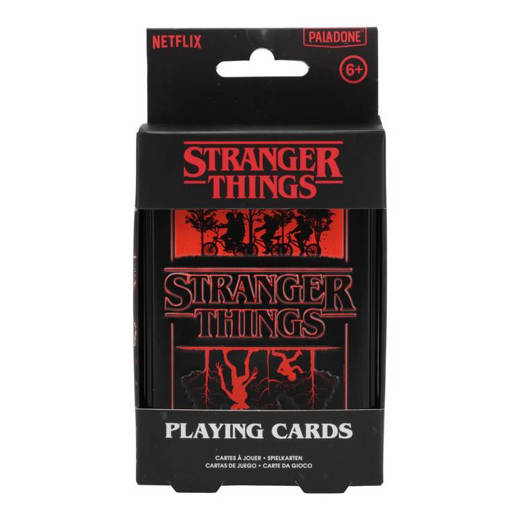 Stranger Things deck of 52 playing cards, UK version