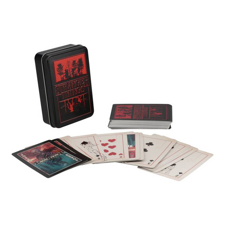 Stranger Things deck of 52 playing cards, UK version