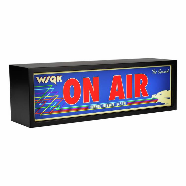Stranger Things WSQK On Air Light wall sign 30cm (British brand)