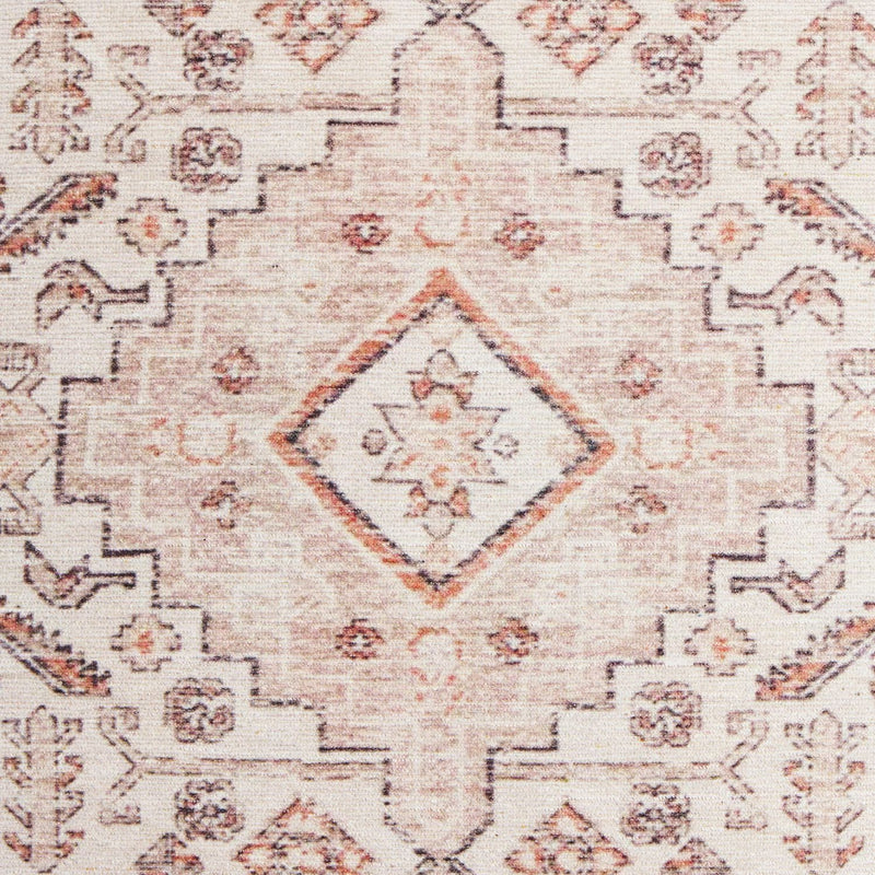 Habitat chenille cushion tapestry print cream 50x50cm, imported from the UK