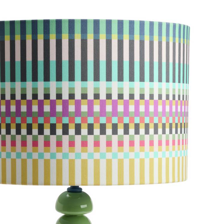 Margo Selby Buster Bobbin multicoloured table lamp, imported from the UK