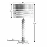 Margo Selby Buster Bobbin multicoloured table lamp, imported from the UK