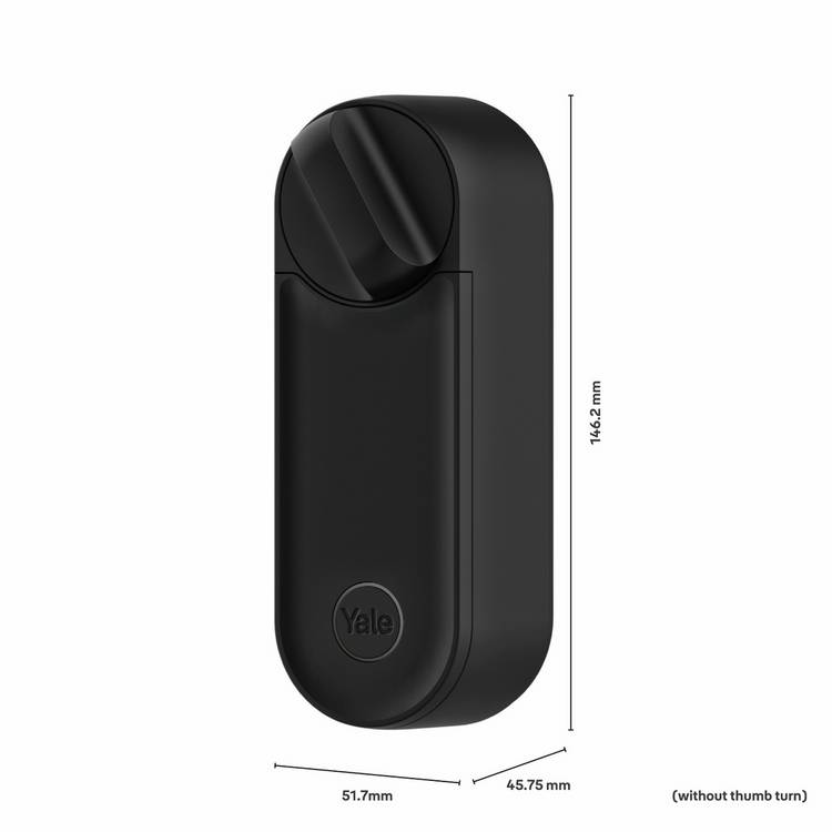 Yale Linus Smart Lock L2 with Thumbturn Adapter Black, UK version