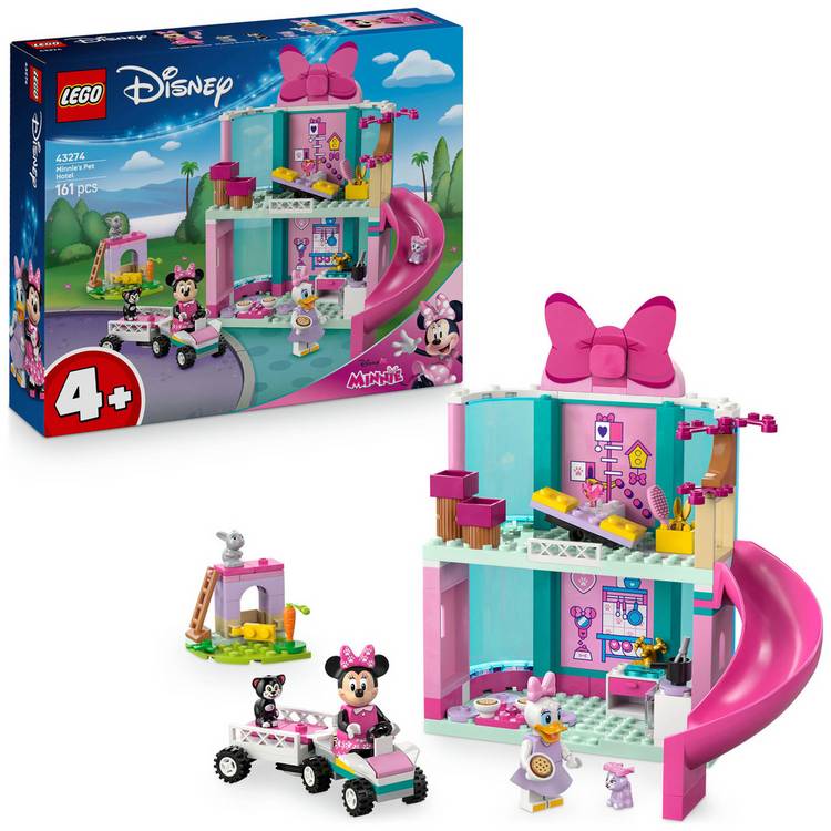 LEGO Disney Minnie's Pet Hotel building toy 161-piece set (British brand)