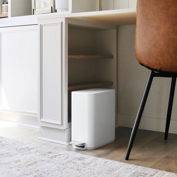 Simplehuman pedal bin 5L white, UK version