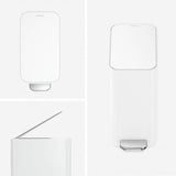 Simplehuman pedal bin 5L white, UK version