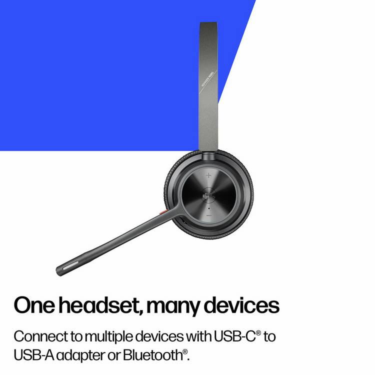 HP Poly Voyager 4320 wireless headset (British brand)