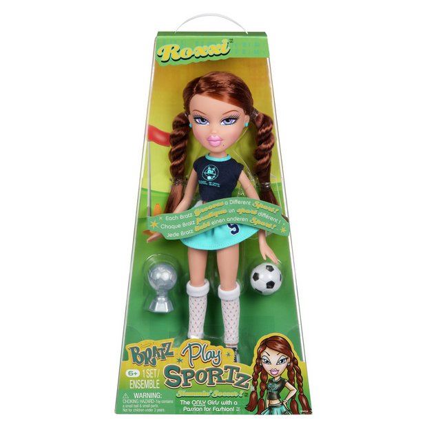 Bratz Play Sportz Roxxi Soccer doll, imported from the UK