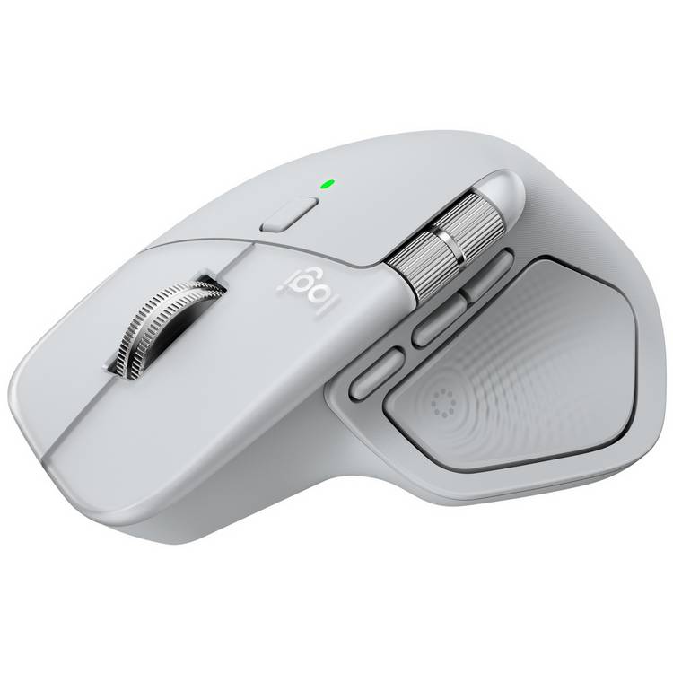 Logitech MX Master 4 wireless mouse Pale Grey - British product