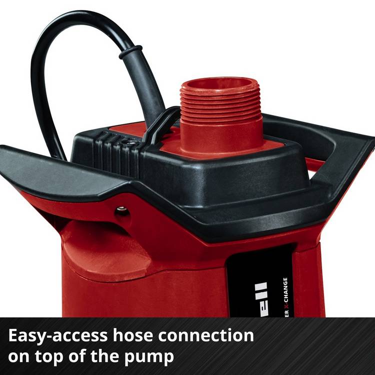 Einhell 18V cordless submersible dirt water pump, UK version