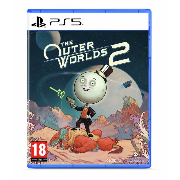 The Outer Worlds 2 PS5 game disc - British product