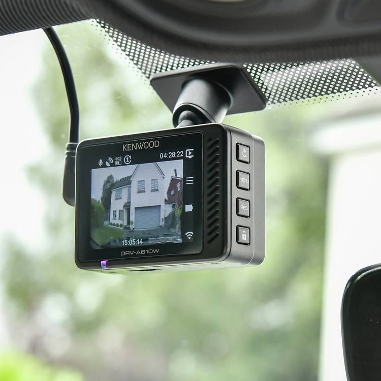 Kenwood DRV A610W dash camera, imported from the UK