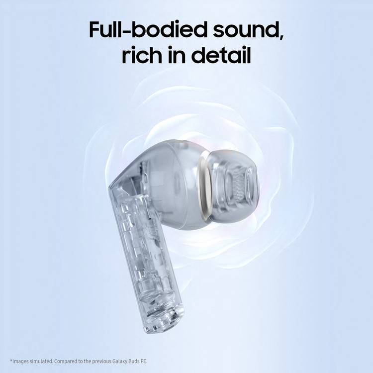 Samsung Galaxy Buds3 FE black true wireless earbuds (British brand)
