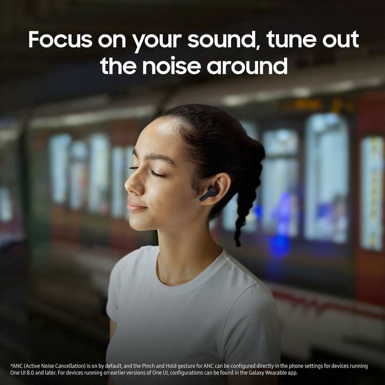 Samsung Galaxy Buds3 FE black true wireless earbuds (British brand)