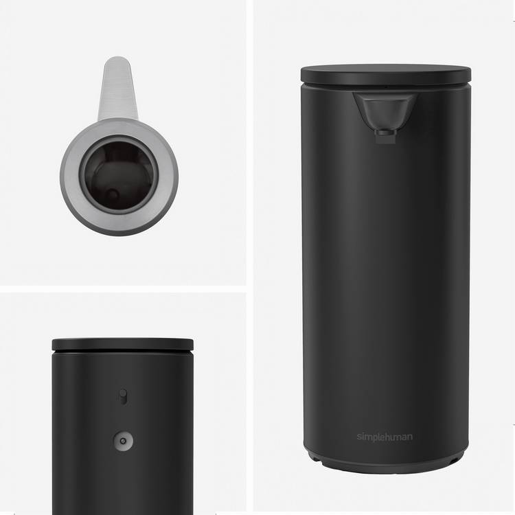 Simplehuman black sensor soap pump 16.3cm, UK version