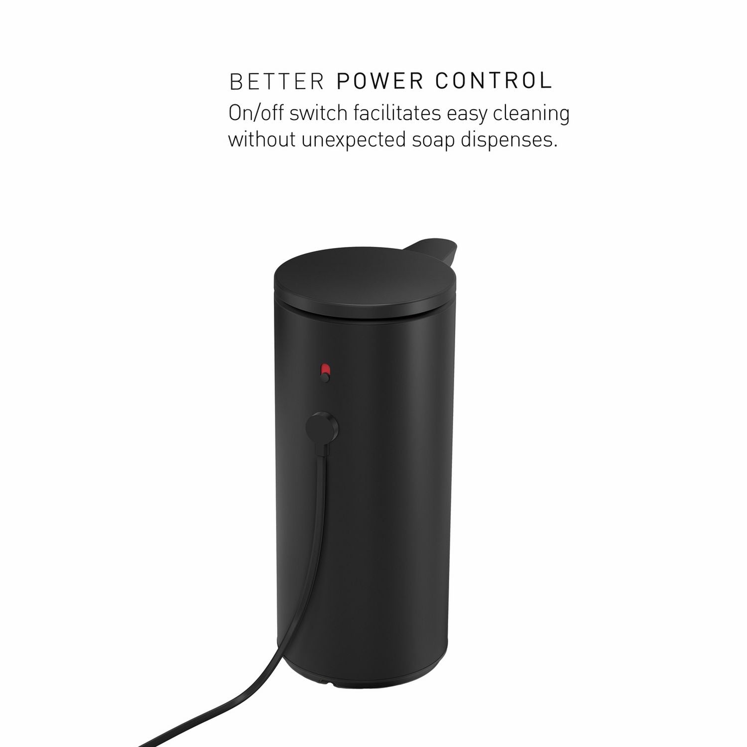 Simplehuman black sensor soap pump 16.3cm, UK version