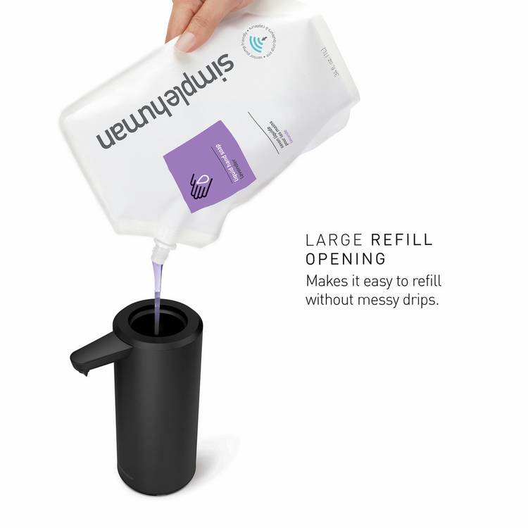 Simplehuman black sensor soap pump 16.3cm, UK version