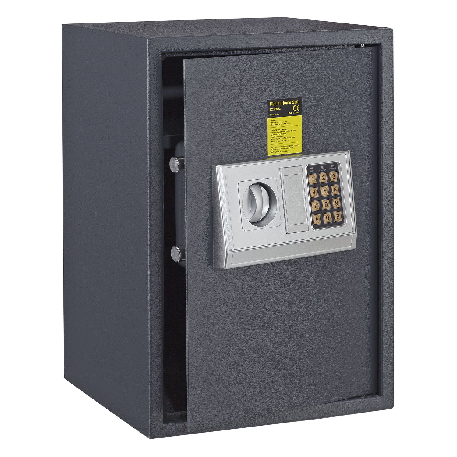 Argos Home 35cm Tall Electronic Steel Safe with Shelf