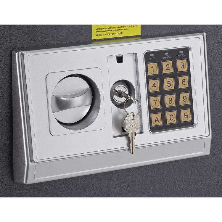 Argos Home electronic steel safe 35cm - British product