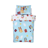 Bluey Christmas toddler bedding set 120x150cm cotton (British brand)