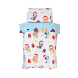Bluey Christmas toddler bedding set 120x150cm cotton (British brand)