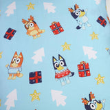 Bluey Christmas toddler bedding set 120x150cm cotton (British brand)