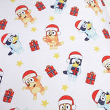 Bluey Christmas toddler bedding set 120x150cm cotton (British brand)