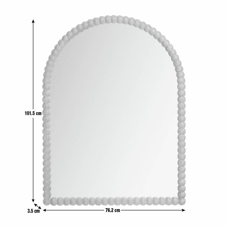 Habitat Brown Bobble Arch Mirror 101x76cm - British product